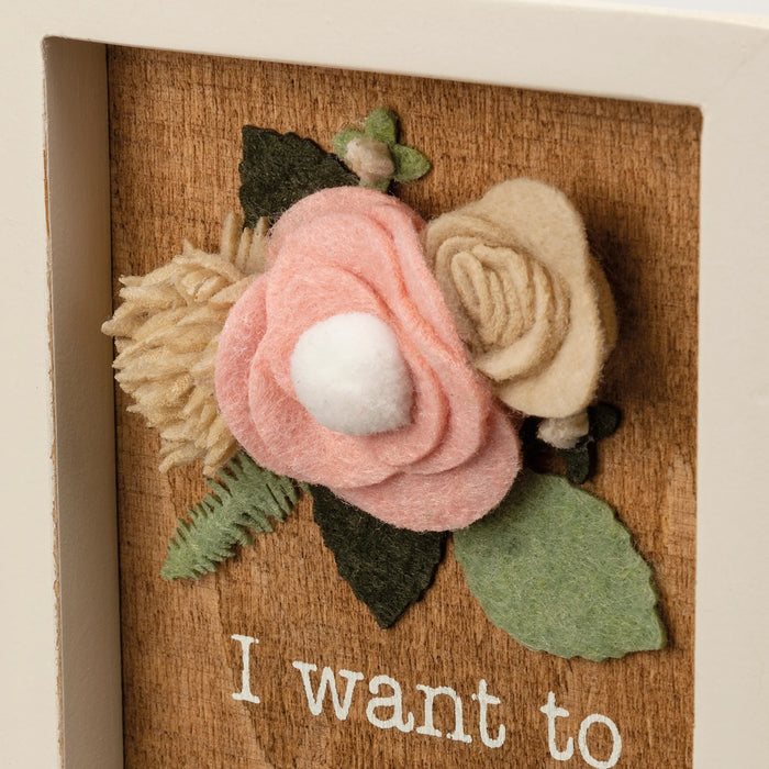 Inset Box Sign - I Want to Annoy You
