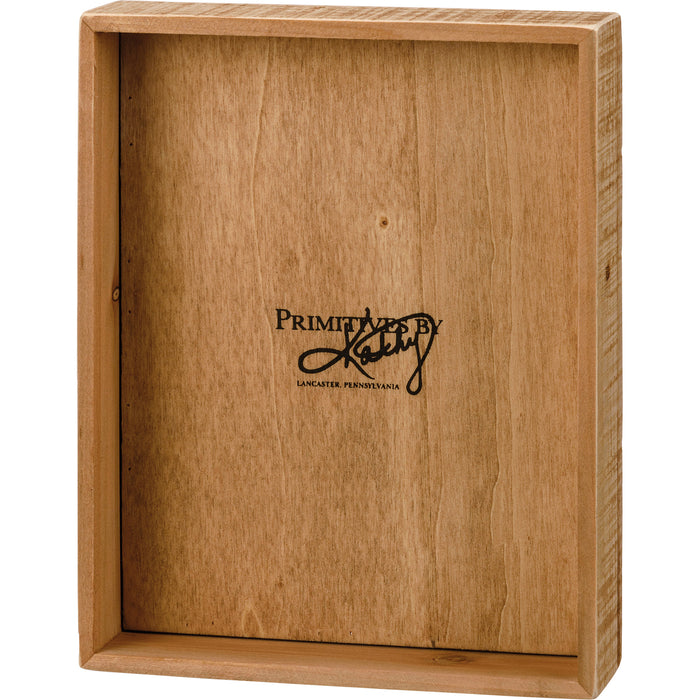 Inset Box Sign - Love
