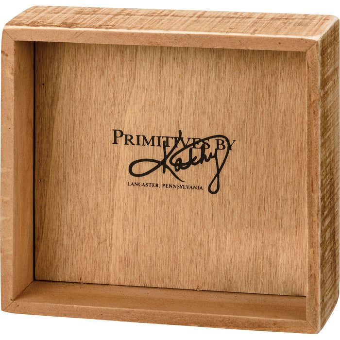 Inset Box Sign - Our Effortless Friendship Fits