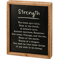 Inset Box Sign - Strength