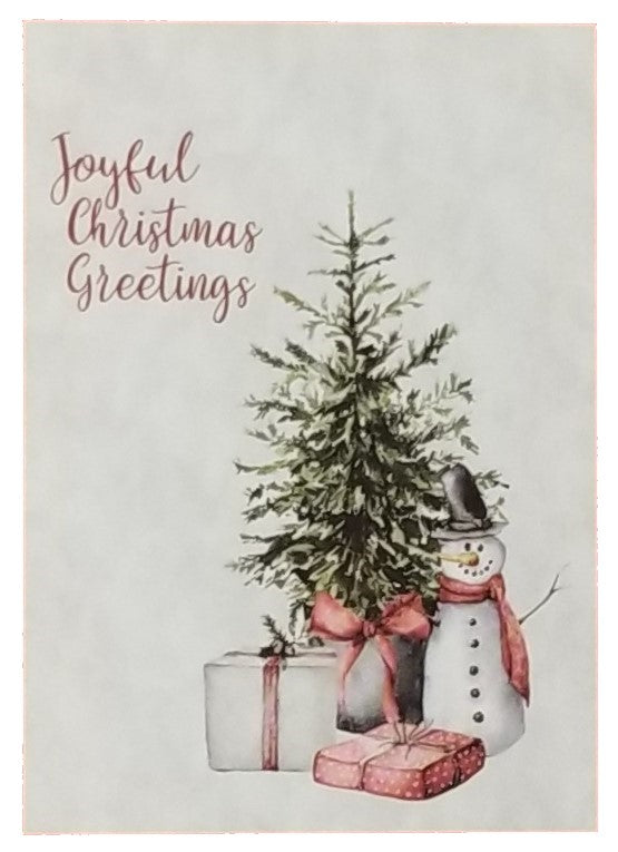 Joyful Christmas Greetings -  Boxed Holiday Cards - 18ct.
