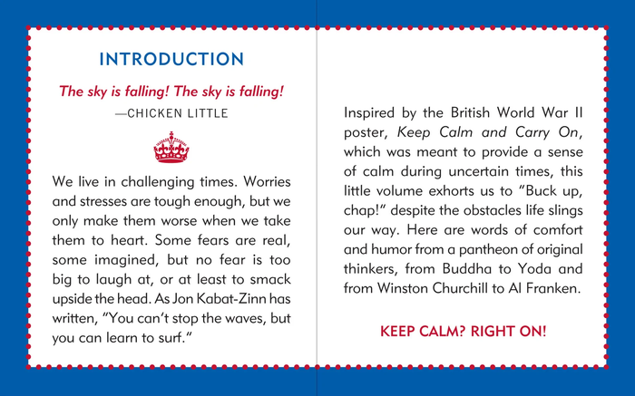 Keep Calm & Carry On - Mini Gift Book