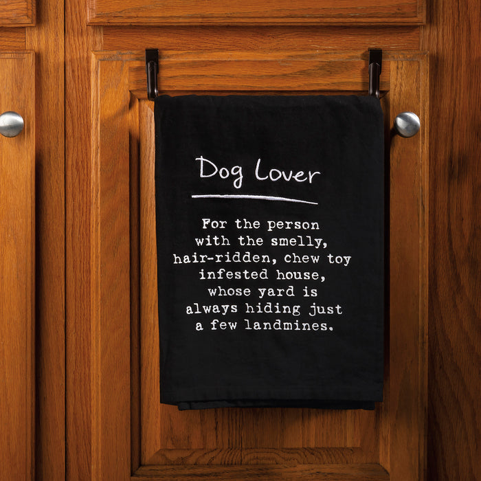 Kitchen Towel - Dog Lover Person With The Chew Toy