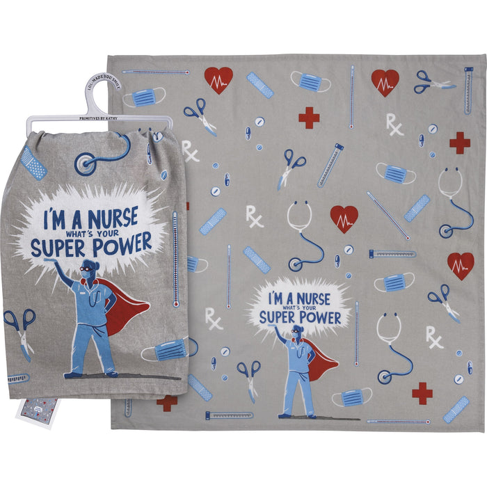 Kitchen Towel - I'm A Nurse What's Your Super Power
