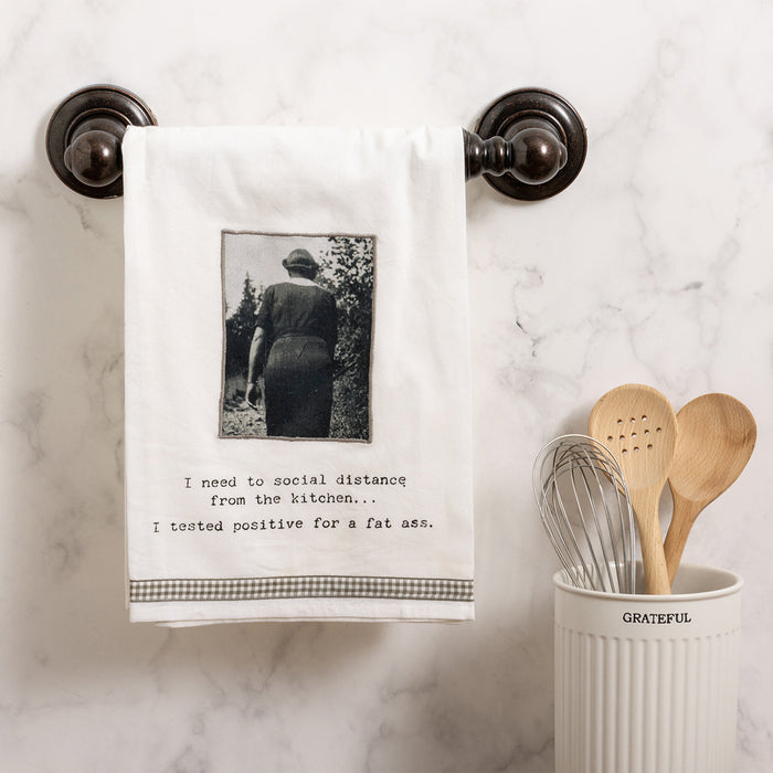 Kitchen Towel - Social Distance From The Kitchen