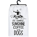 Kitchen Towel - Sunshine Coffee And Dogs