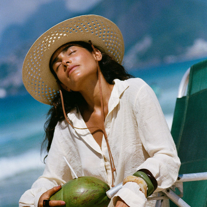 La Ranchera Cut-Out Straw Hat