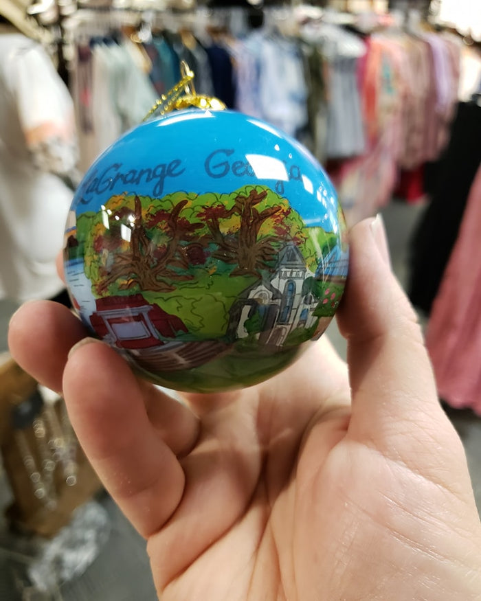 LaGrange Custom Glass Ornament