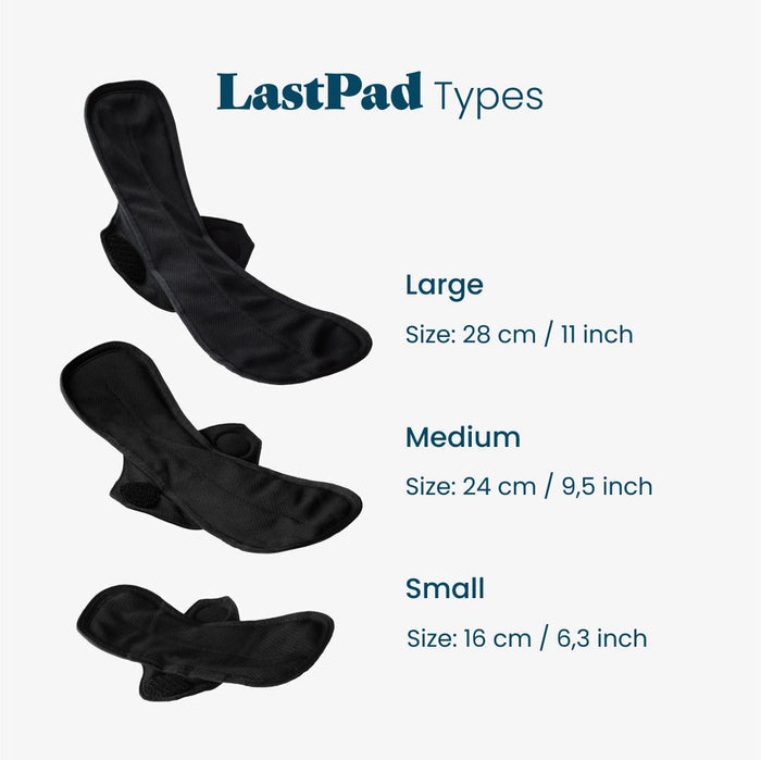Premium reusable pad all_variants   x 3 x 6 x 12 Black