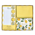Lemon Desk Tray Stationery Set