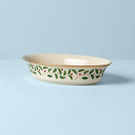 Lenox Holiday 34 oz Open Vegetable Bowl