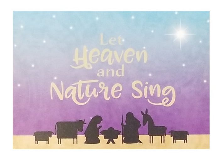 Let Heaven and Nature Sing - Premium Boxed Holiday Cards - 16ct.