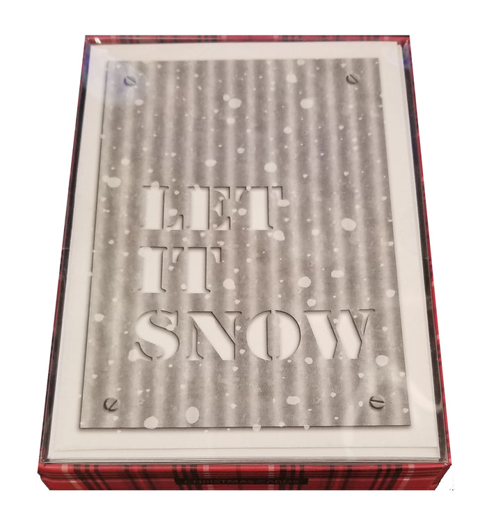 Let It Snow - Premium Boxed Holiday Cards - 18ct.
