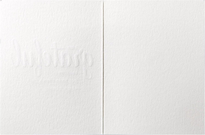 Letterpress Friendship Greeting Card - Grateful, Part of my Journey