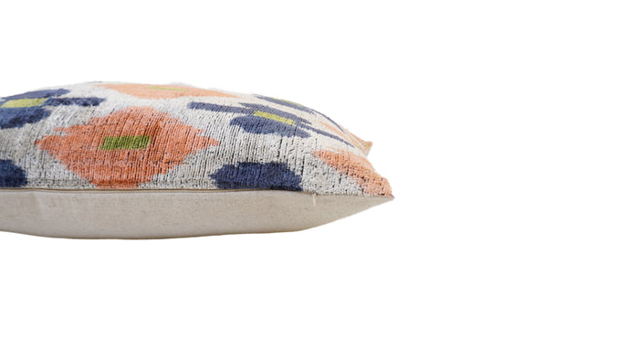 LIGHT ORCHID- IKAT SILK/VELVET PILLOWCASE