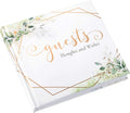 Lillian Rose Botanical and Geometric Guest Book with Gold Accents