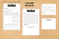 Little Kids Pen Pal Kit
