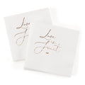 Love is Sweet Beverage Napkins - 50 count