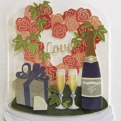 Luxury Anniversary Greeting Card - Cloche
