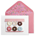 Luxury Birthday Greeting Card - Donuts
