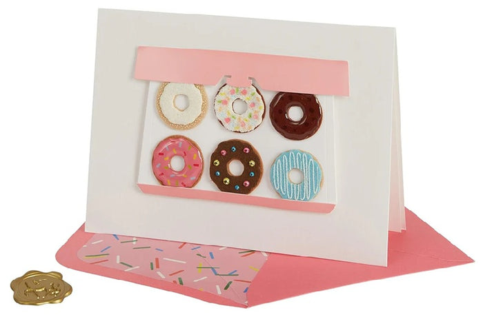 Luxury Birthday Greeting Card - Donuts