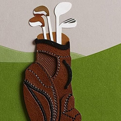 Luxury Birthday Greeting Card - Golf