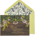 Luxury Birthday Greeting Card - Handmade on Wood