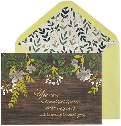 Luxury Birthday Greeting Card - Handmade on Wood