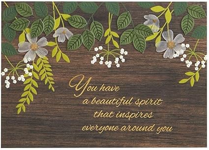 Luxury Birthday Greeting Card - Handmade on Wood