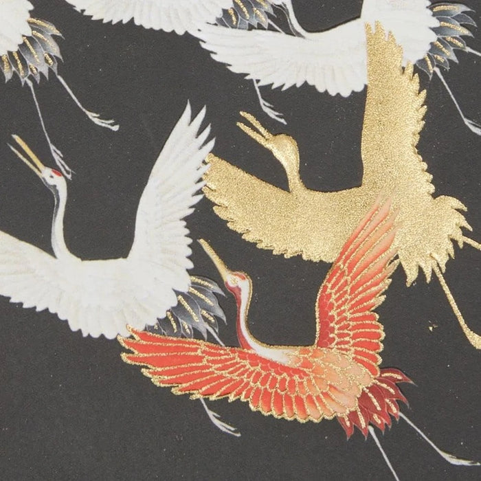 Luxury Blank Greeting Card - Flock of Cranes