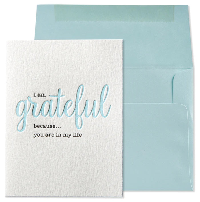 Luxury Friendship Greeting Card - Grateful You Are In My Life