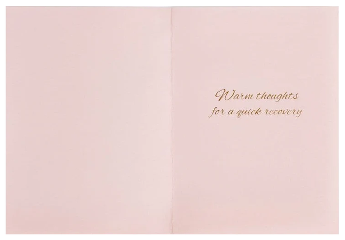 Luxury Get Well Greeting Card - Daisy
