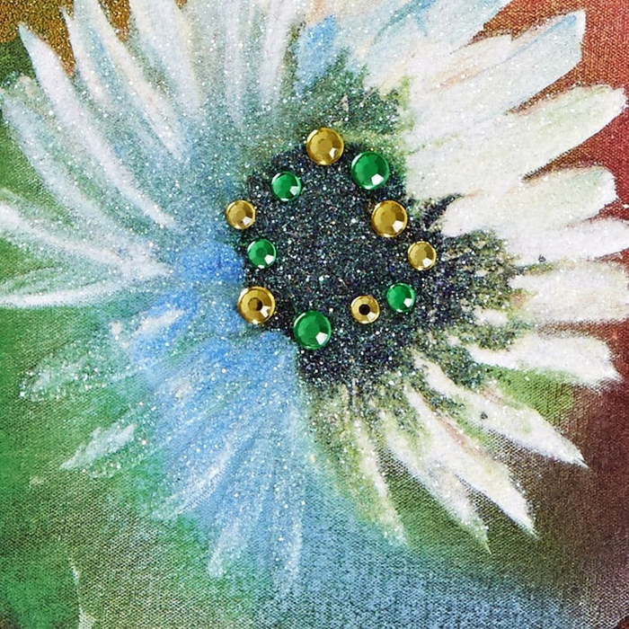 Luxury Get Well Greeting Card - Daisy