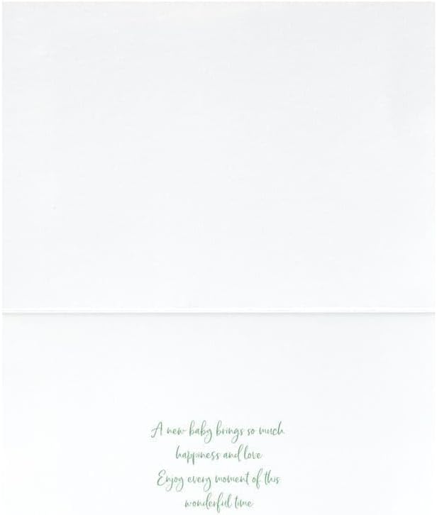 Luxury New Baby Greeting Card - Woodland Animals