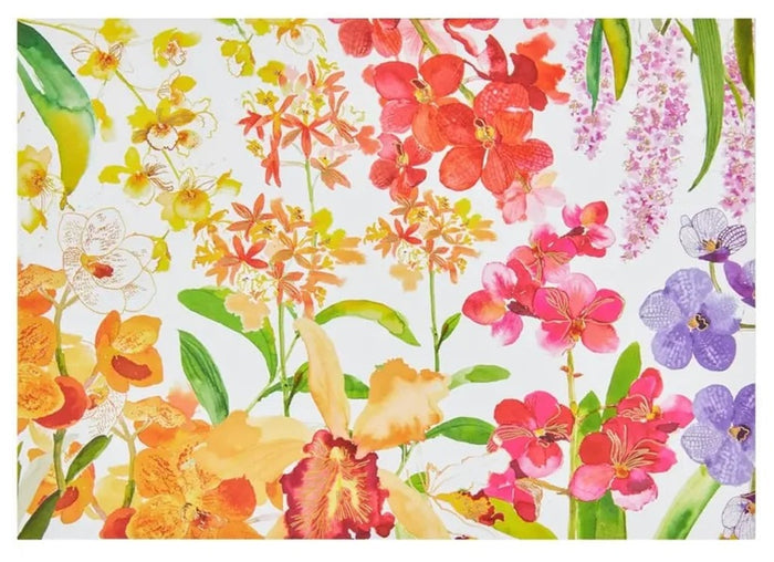 Luxury Social Stationery Set - Exotic Orchids