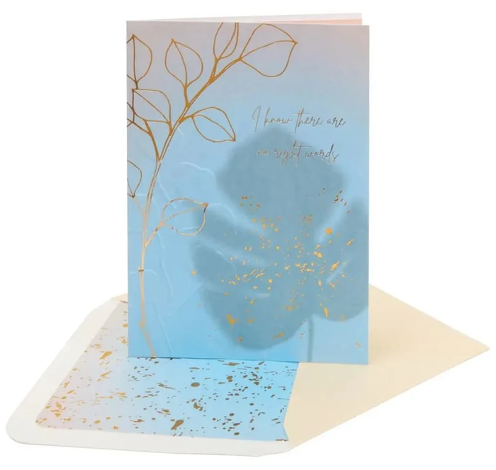 Luxury Sympathy Greeting Card - No Right Words