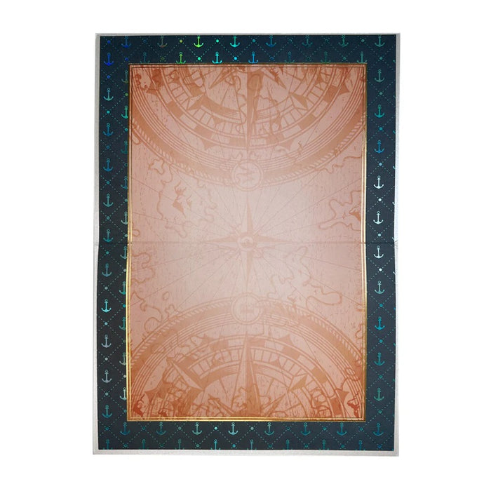 Luxury Thank You Greeting Card - World Map