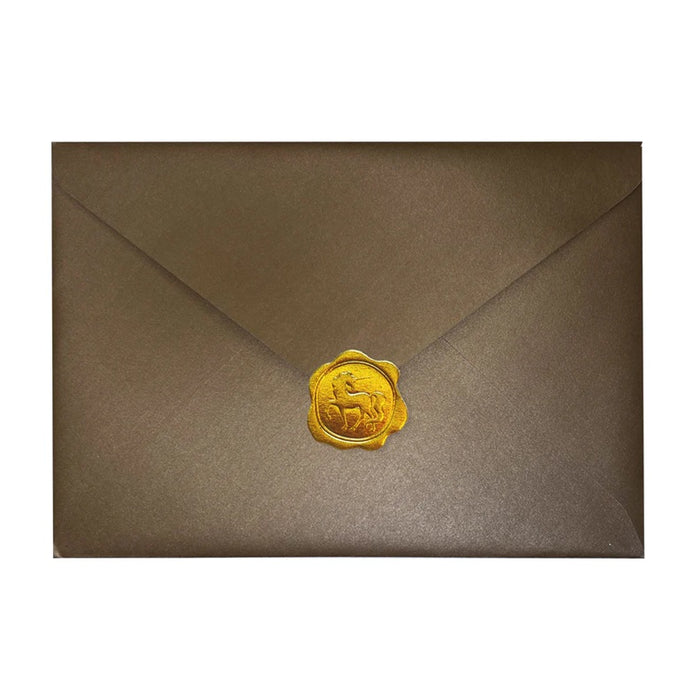 Luxury Thank You Greeting Card - World Map