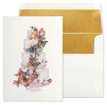 Luxury Wedding Greeting Card - Butterfly Cake
