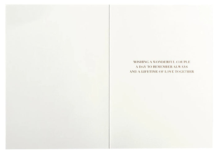 Luxury Wedding Greeting Card - Butterfly Cake