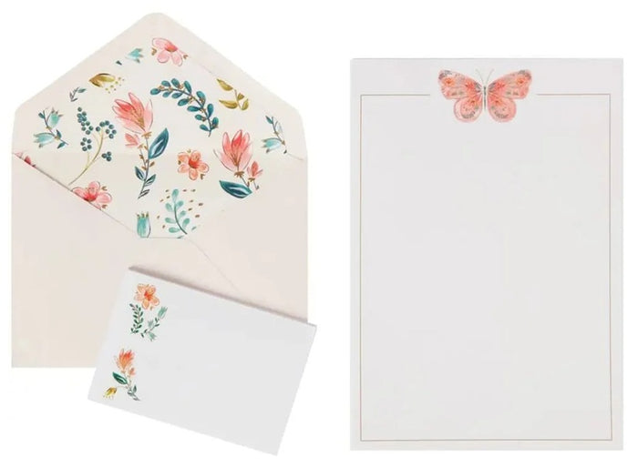 Luxury Writing Set - Peach Melba