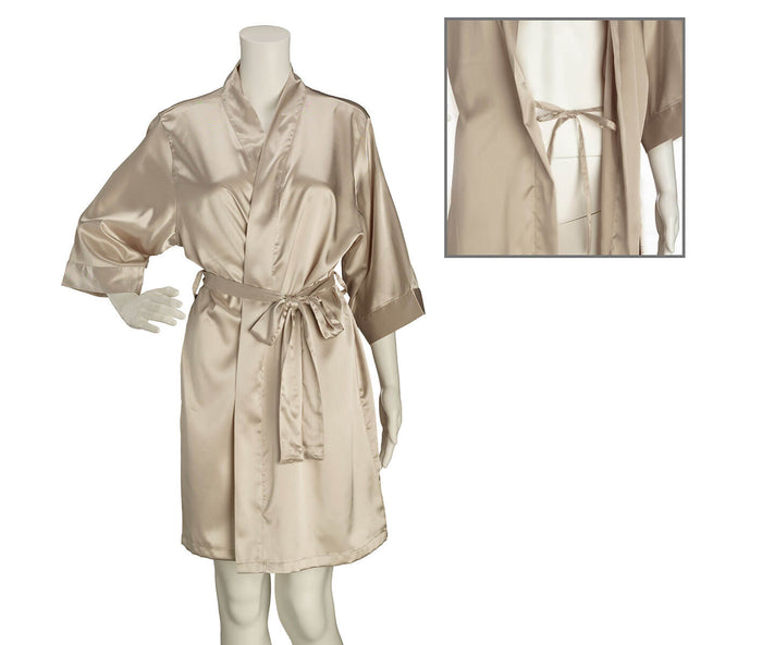 Maid of Honor Satin Robe - Champagne - Large/X-Large