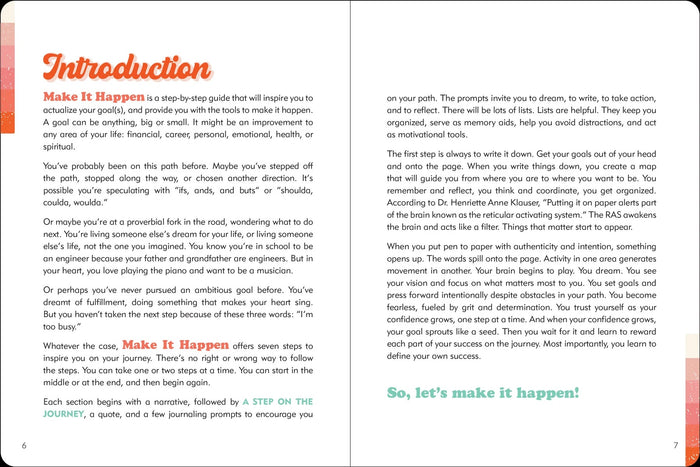Make It Happen - Journal - by Angela R. Hooks