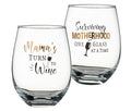 Mama's Stemless Wine Set of 2 for Mom