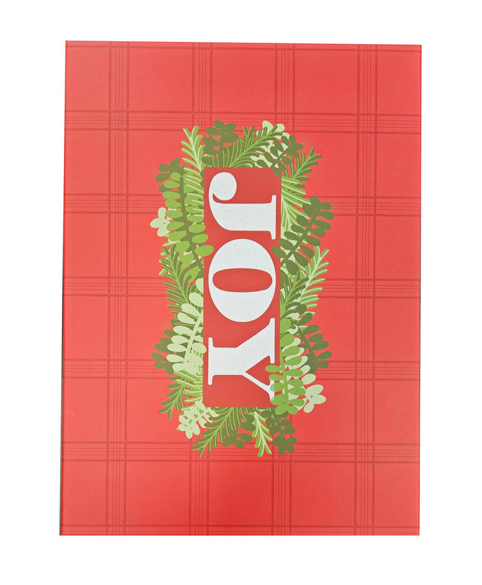 Medium Decorative Gift Box - Joy Wreath