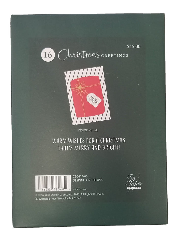 Merry Merry - Premium Boxed Holiday Cards - 16ct.