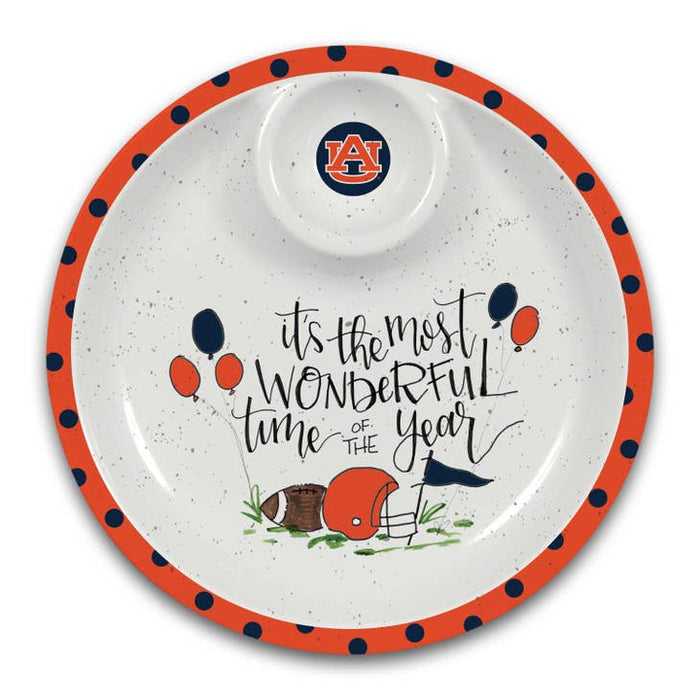 ML Auburn Melamine Chip & Dip