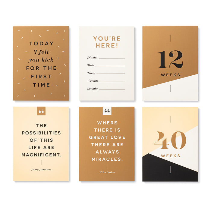 Moments of Joy ... Pregnancy Milestone Cards