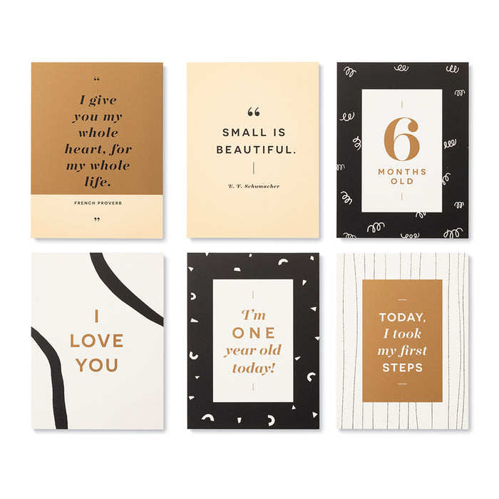 Moments of Love ... Newborn Milestone Cards