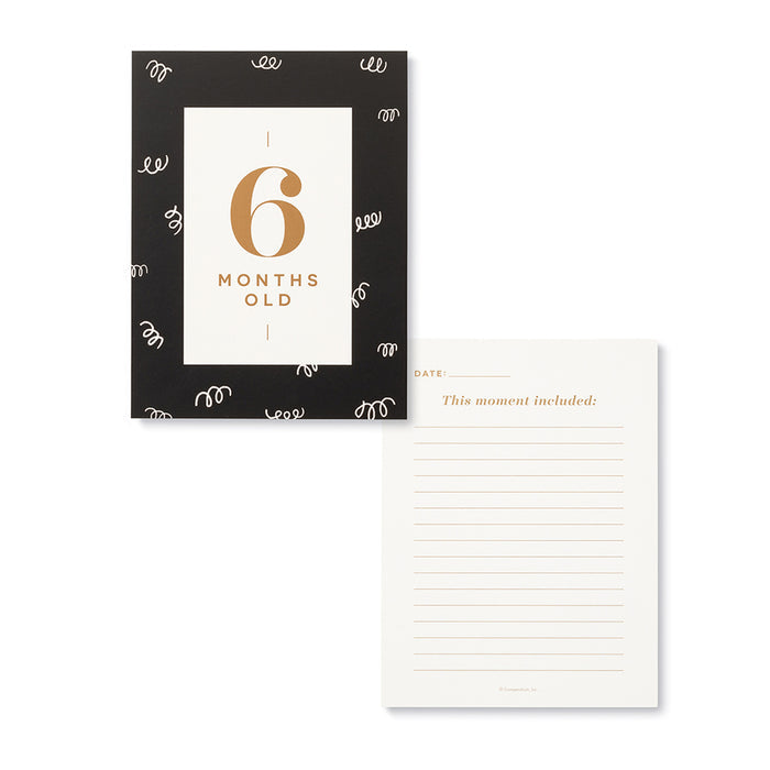 Moments of Love ... Newborn Milestone Cards